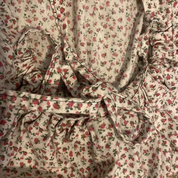 Set of 2 Surgical Bouffant caps Scrub Nurse Dog Cat Heart Roses Red Homemade hat - Picture 10 of 12